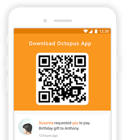 Scan this QR code to download Octopus App