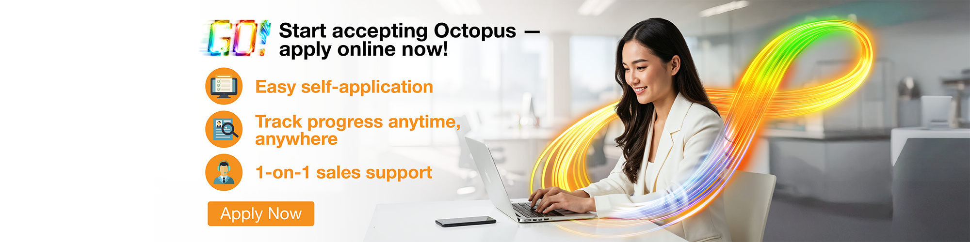 Start accepting Octopus - apply online now!