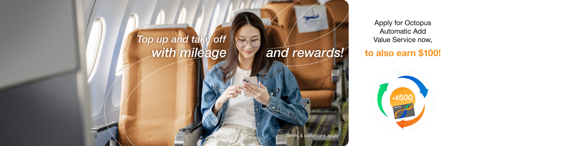 Apply for Octopus Automatic Add Value Service now, to also earn $100!