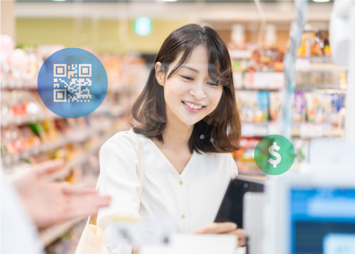 Scan and pay with UnionPay QR code