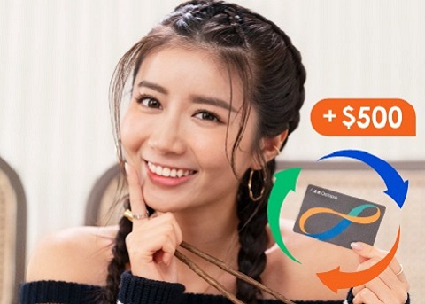 由即日起至2021年3月31日,提升自動增值額至$500或$1,000送$50!