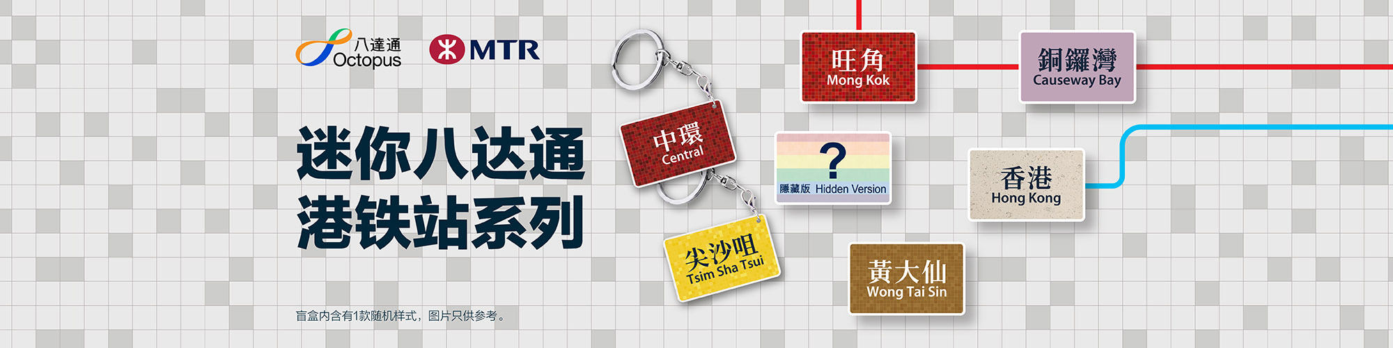 迷你八达通港铁站系列
